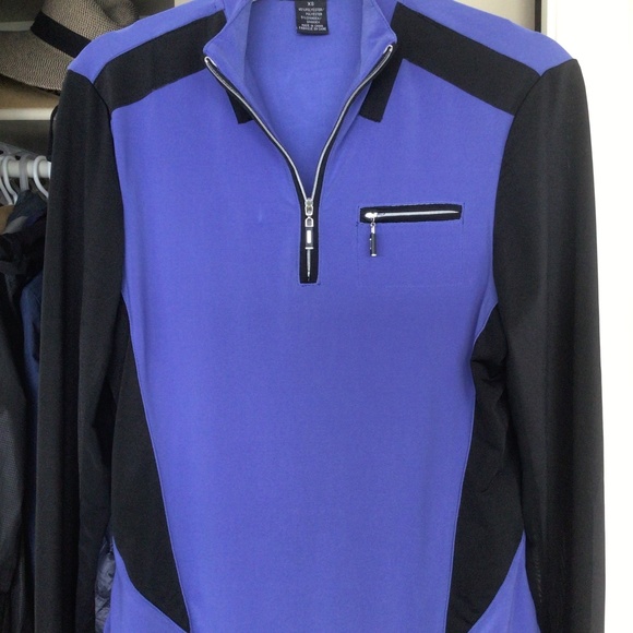 DKNY long sleeve zippered top (xs) - Picture 1 of 2